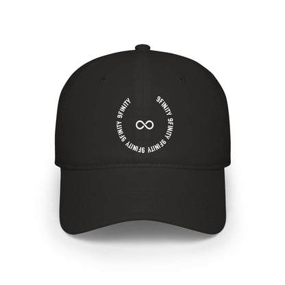 9Infinity Circle Cap - Minimalist Red Baseball Hat