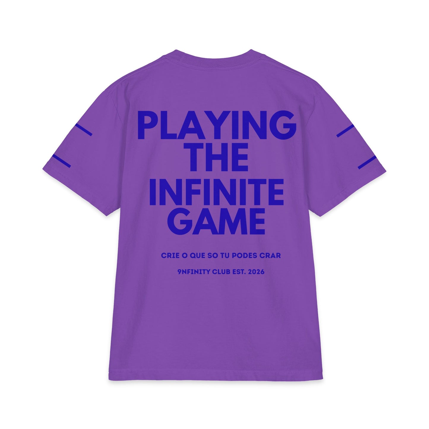 Playing the Infinite Game T-Shirt — Bold Back Graphic, Motivational Streetwear