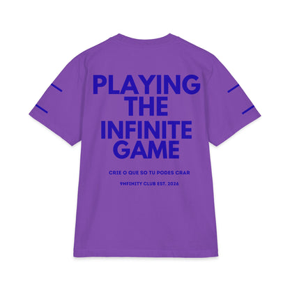 Playing the Infinite Game T-Shirt — Bold Back Graphic, Motivational Streetwear