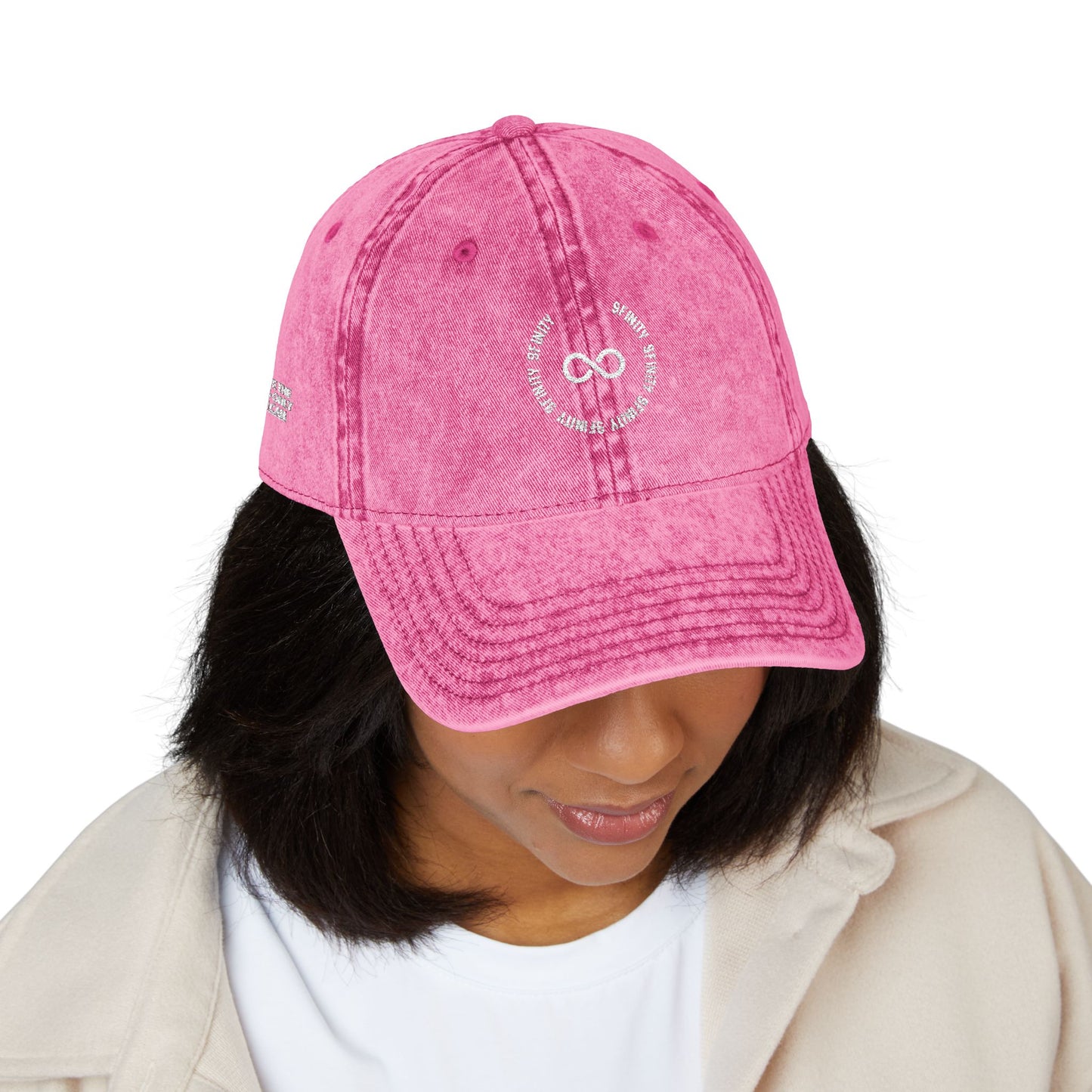 Vintage Embroidered 9Infinity Cap - Washed Dad Hat