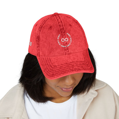 Vintage Embroidered 9Infinity Cap - Washed Dad Hat