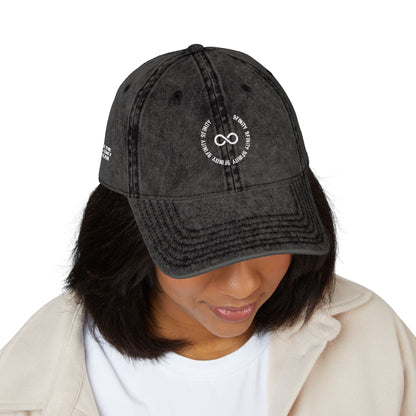Vintage Embroidered 9Infinity Cap - Washed Dad Hat