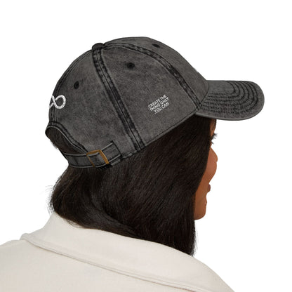 Vintage Embroidered 9Infinity Cap - Washed Dad Hat