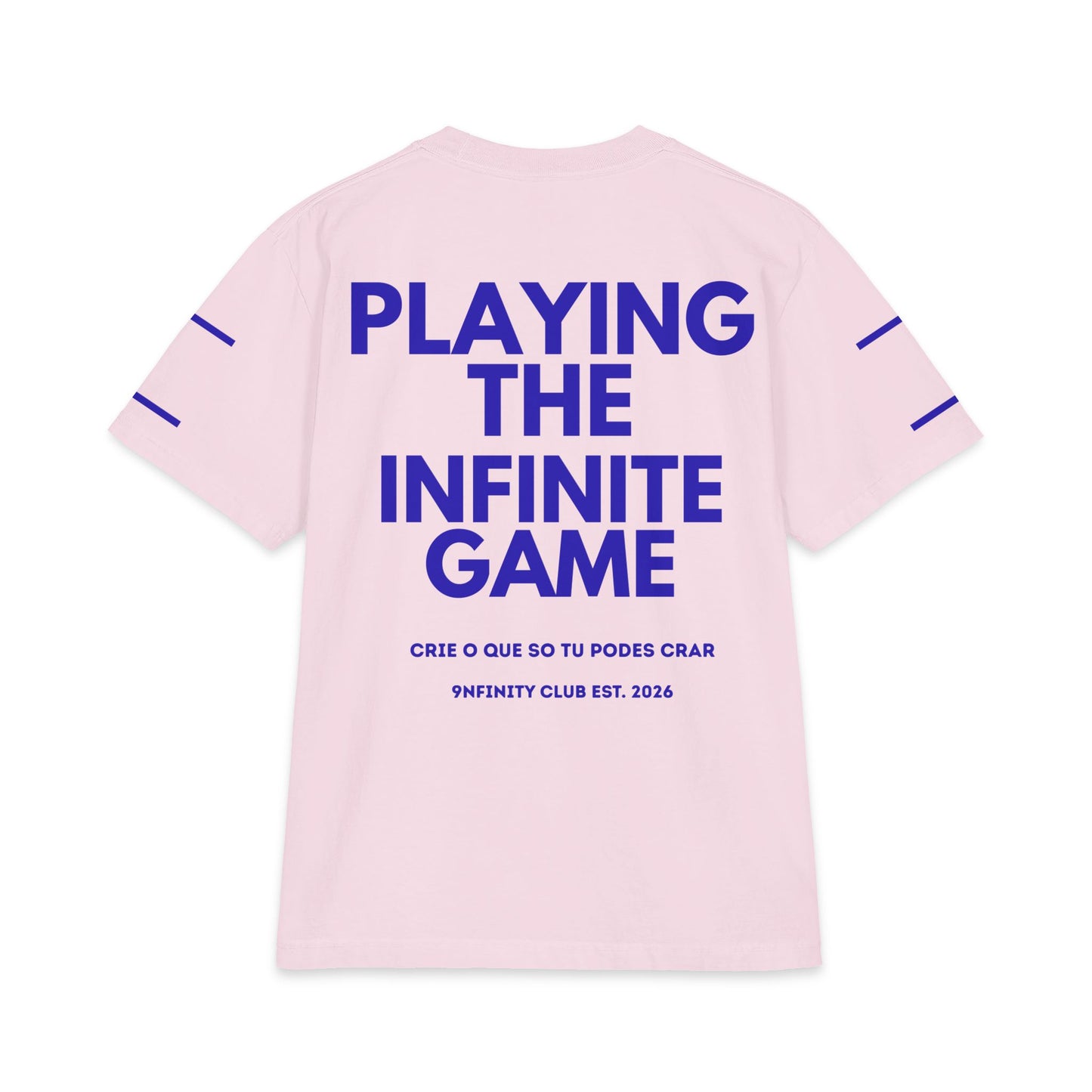 Playing the Infinite Game T-Shirt — Bold Back Graphic, Motivational Streetwear