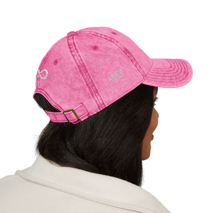Vintage Embroidered 9Infinity Cap - Washed Dad Hat