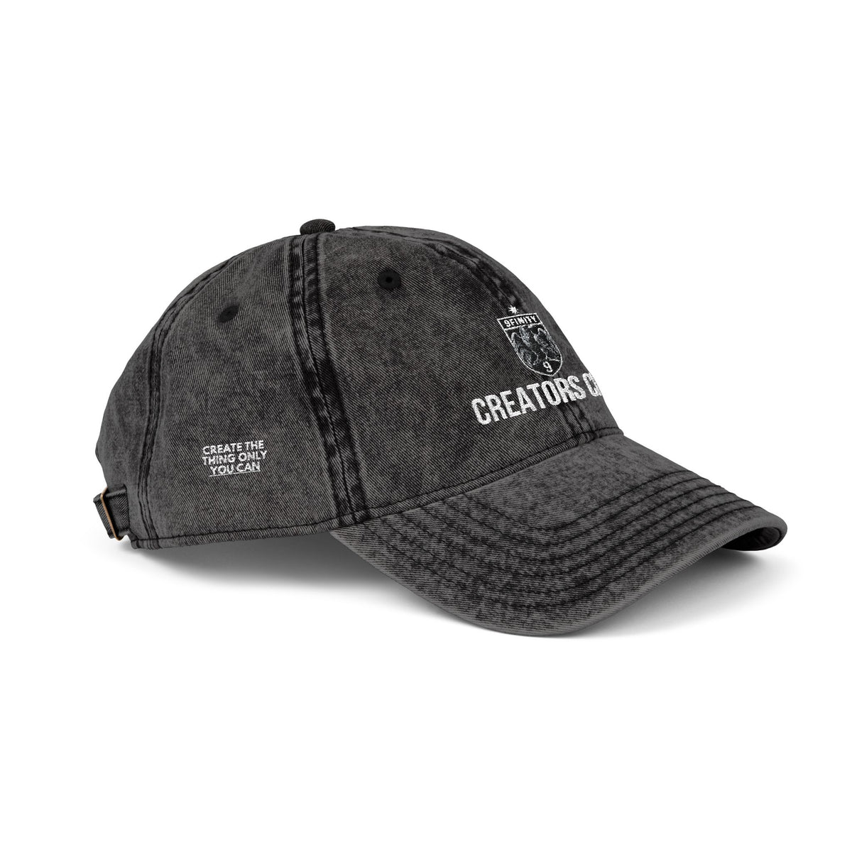 Vintage Embroidered 9Infinity Cap - Washed Dad Hat