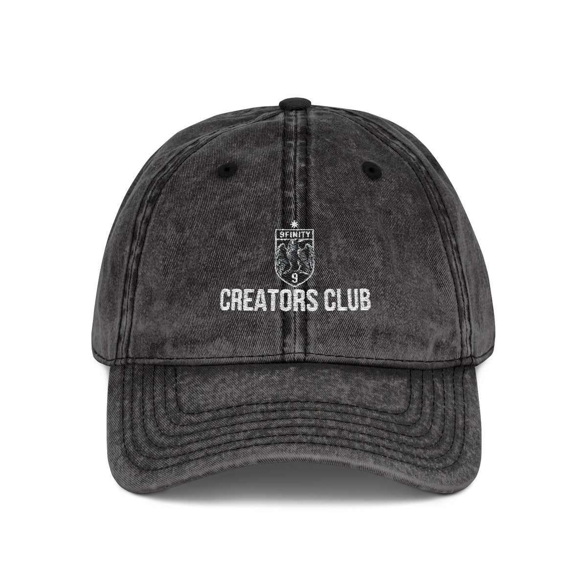 Vintage Embroidered 9Infinity Cap - Washed Dad Hat