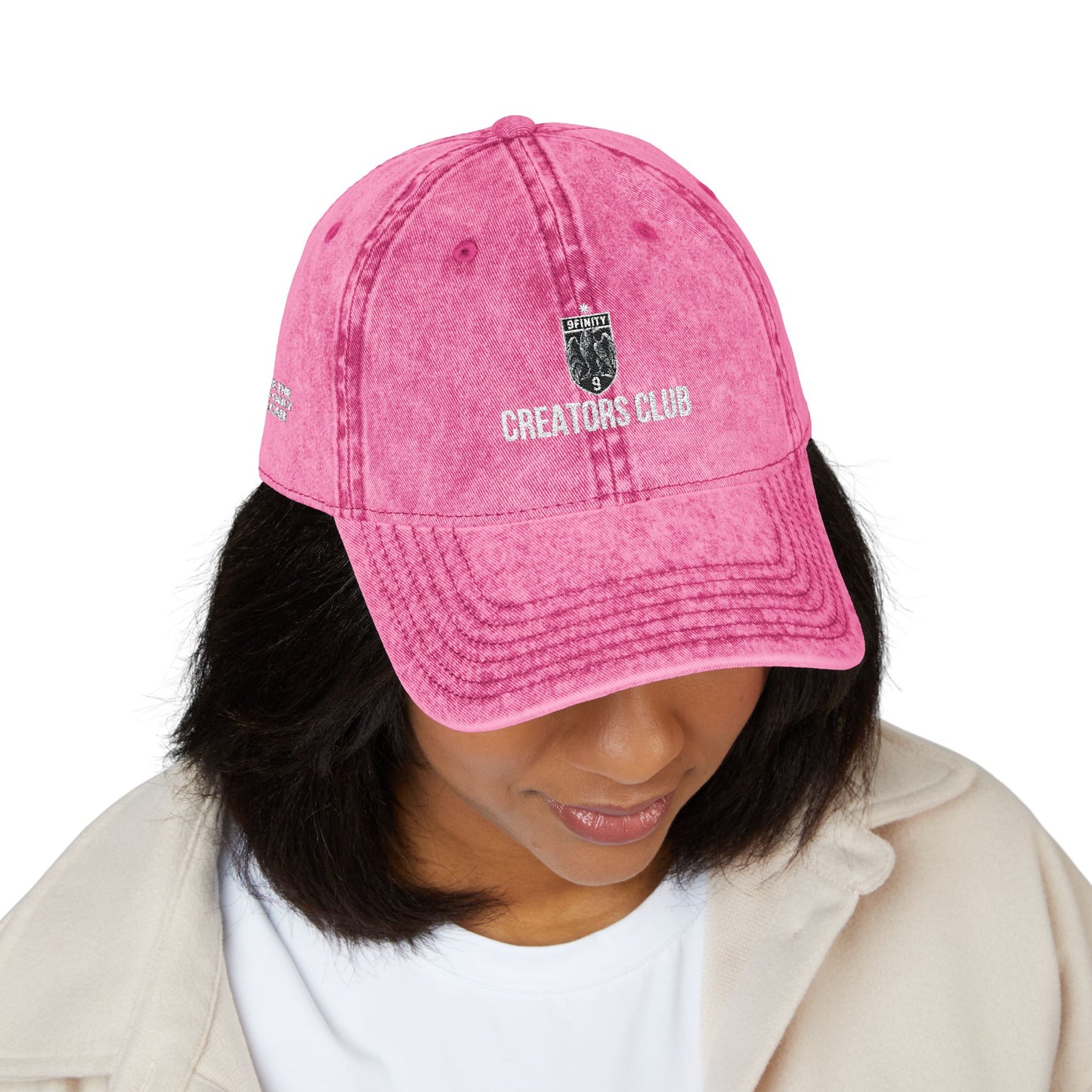 Vintage Embroidered 9Infinity Cap - Washed Dad Hat