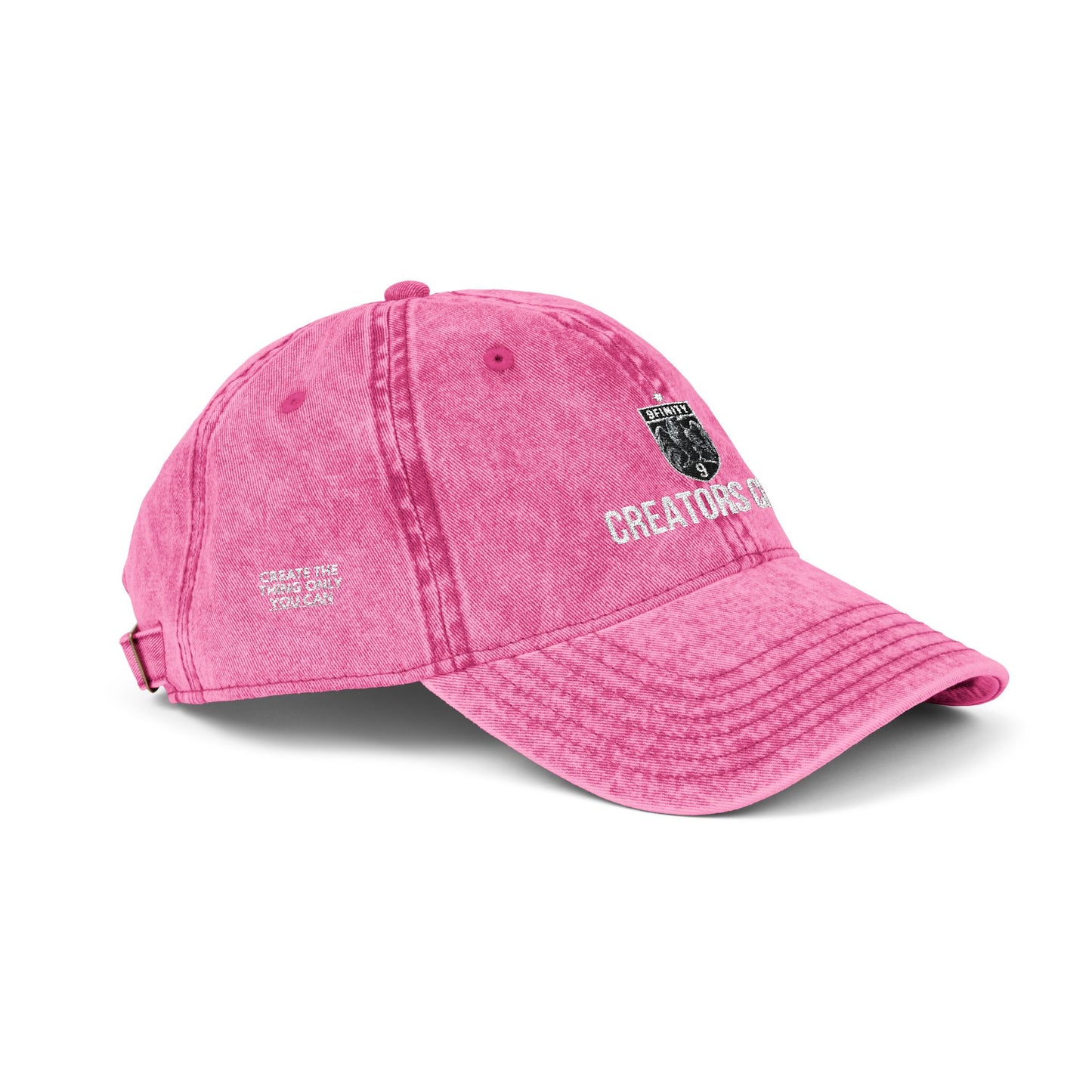 Vintage Embroidered 9Infinity Cap - Washed Dad Hat
