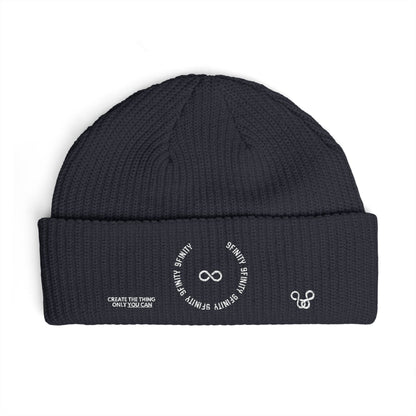 Cuff Beanie — Minimalist 9Infinity Logo Knit Cap