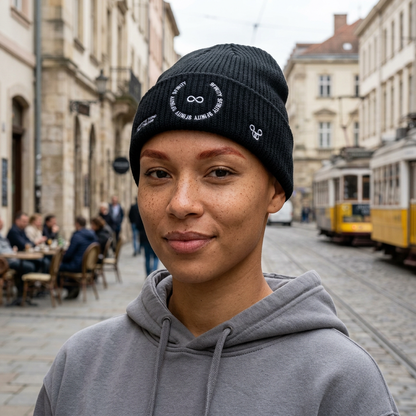 Cuff Beanie — Minimalist 9Infinity Logo Knit Cap