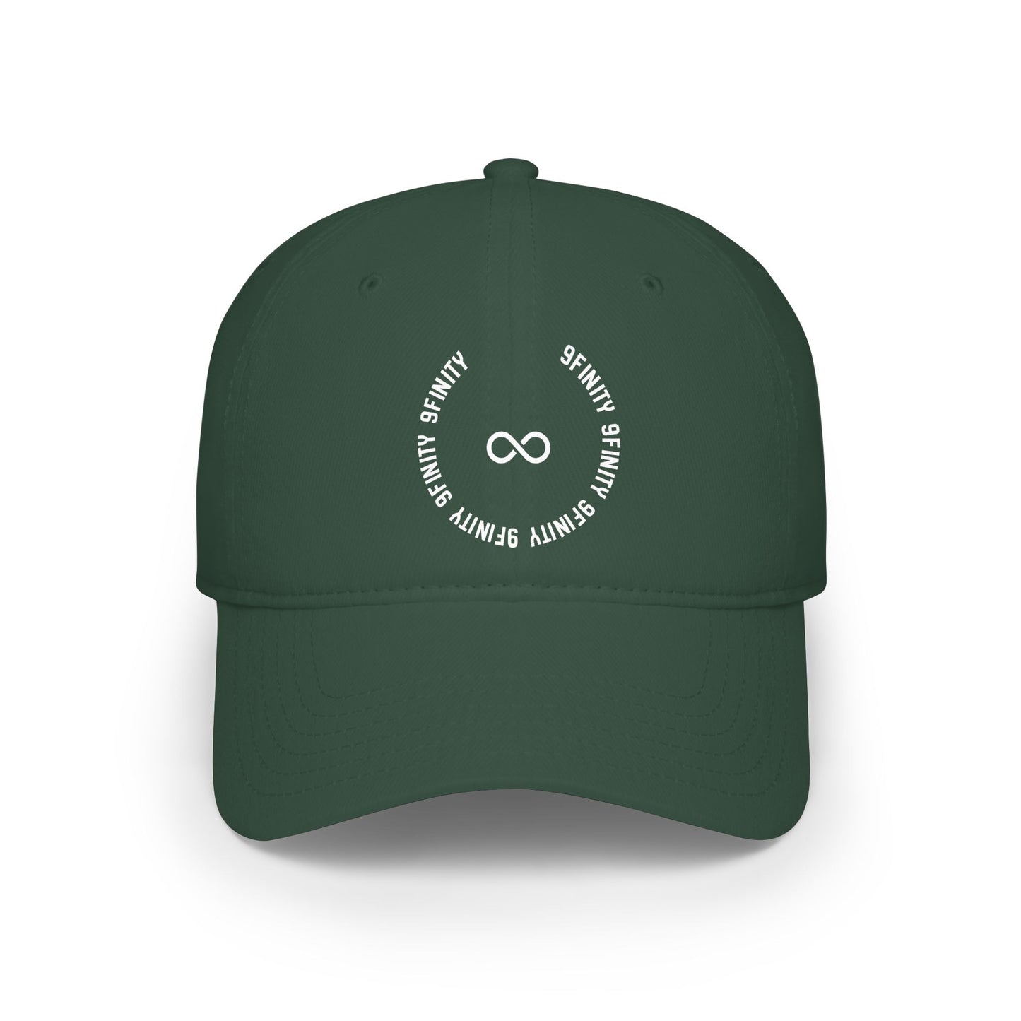9Infinity Circle Cap - Minimalist Red Baseball Hat