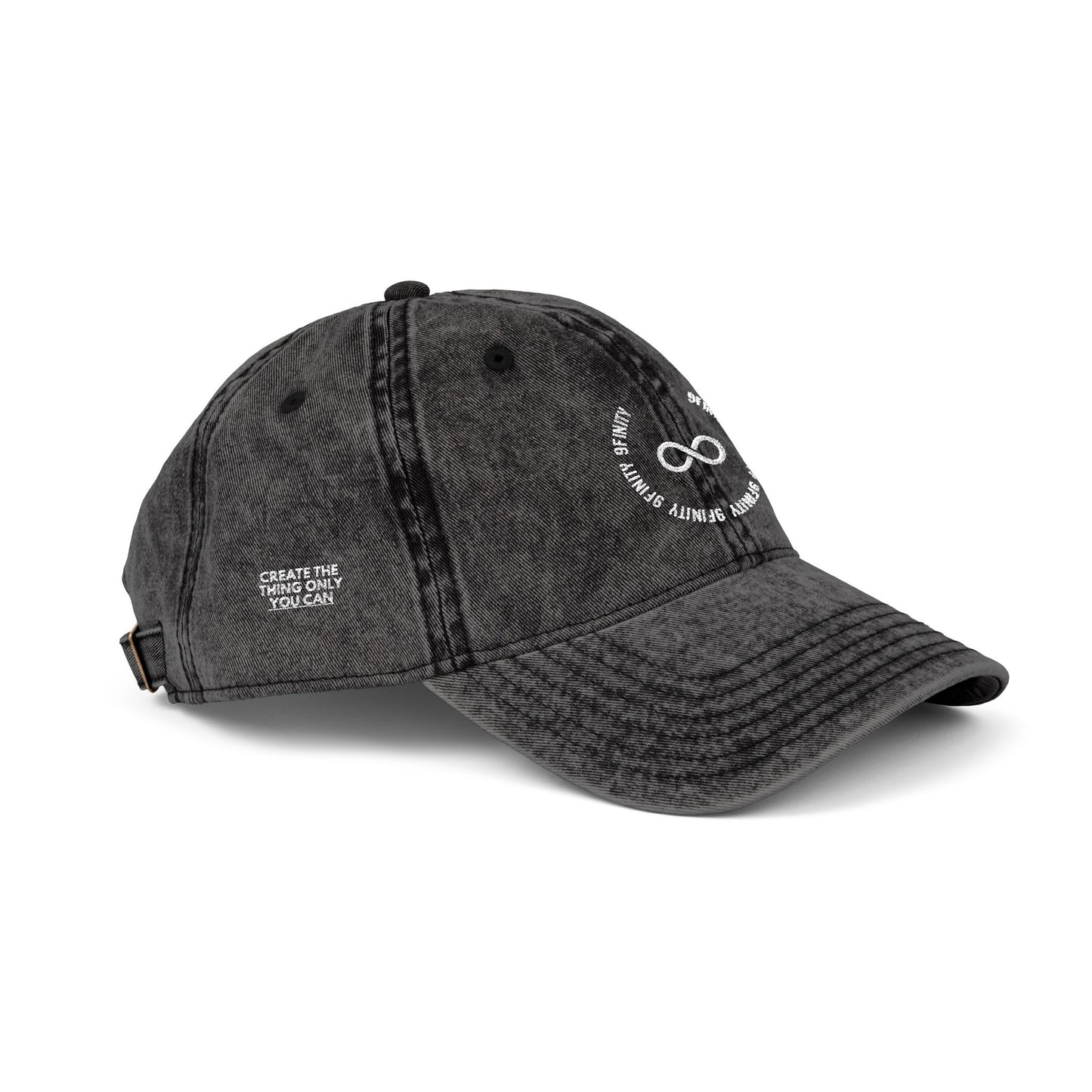Vintage Embroidered 9Infinity Cap - Washed Dad Hat
