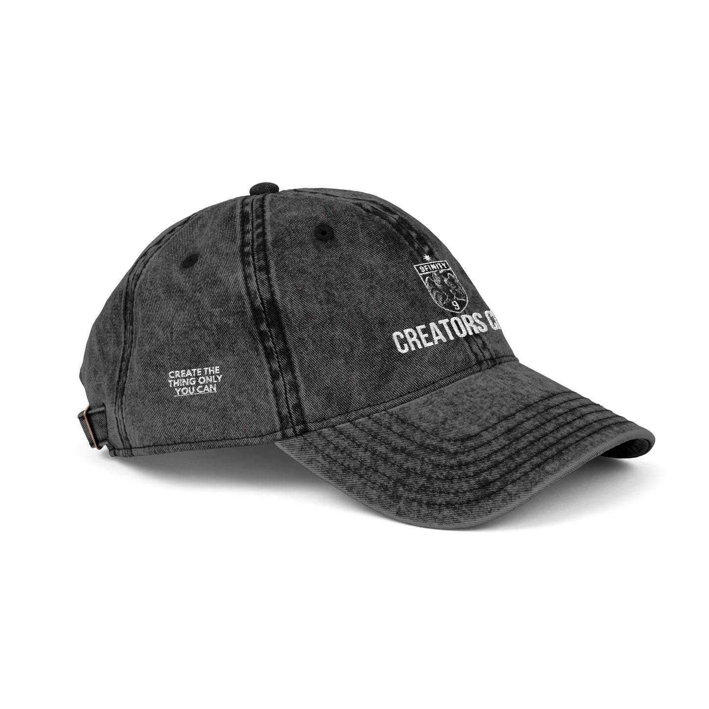 Vintage Embroidered 9Infinity Cap - Washed Dad Hat