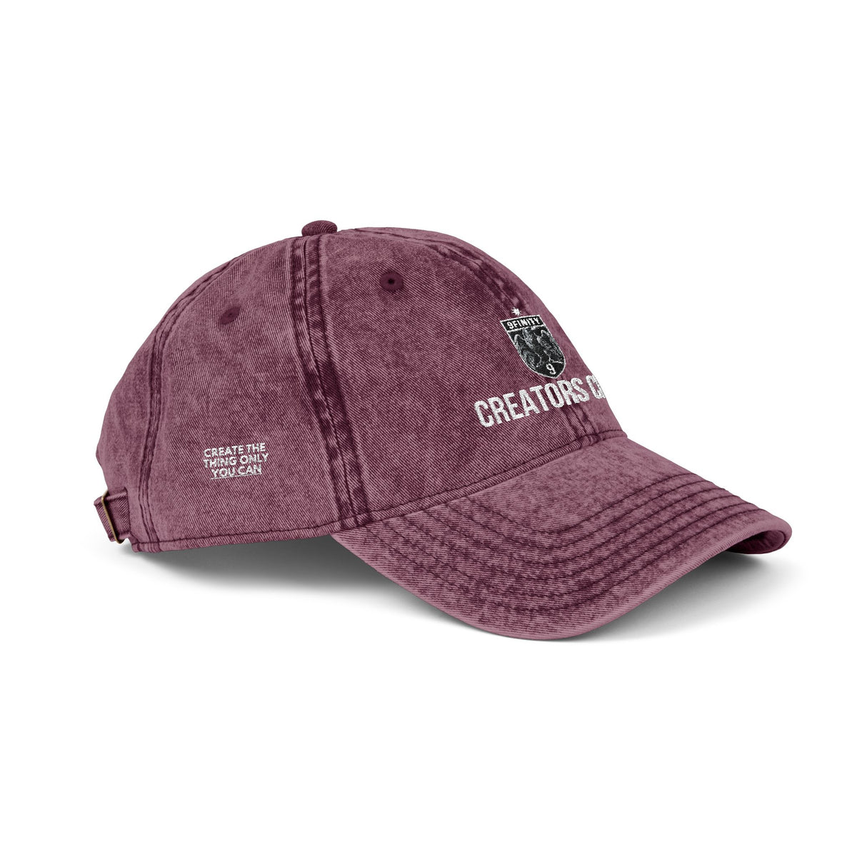 Vintage Embroidered 9Infinity Cap - Washed Dad Hat