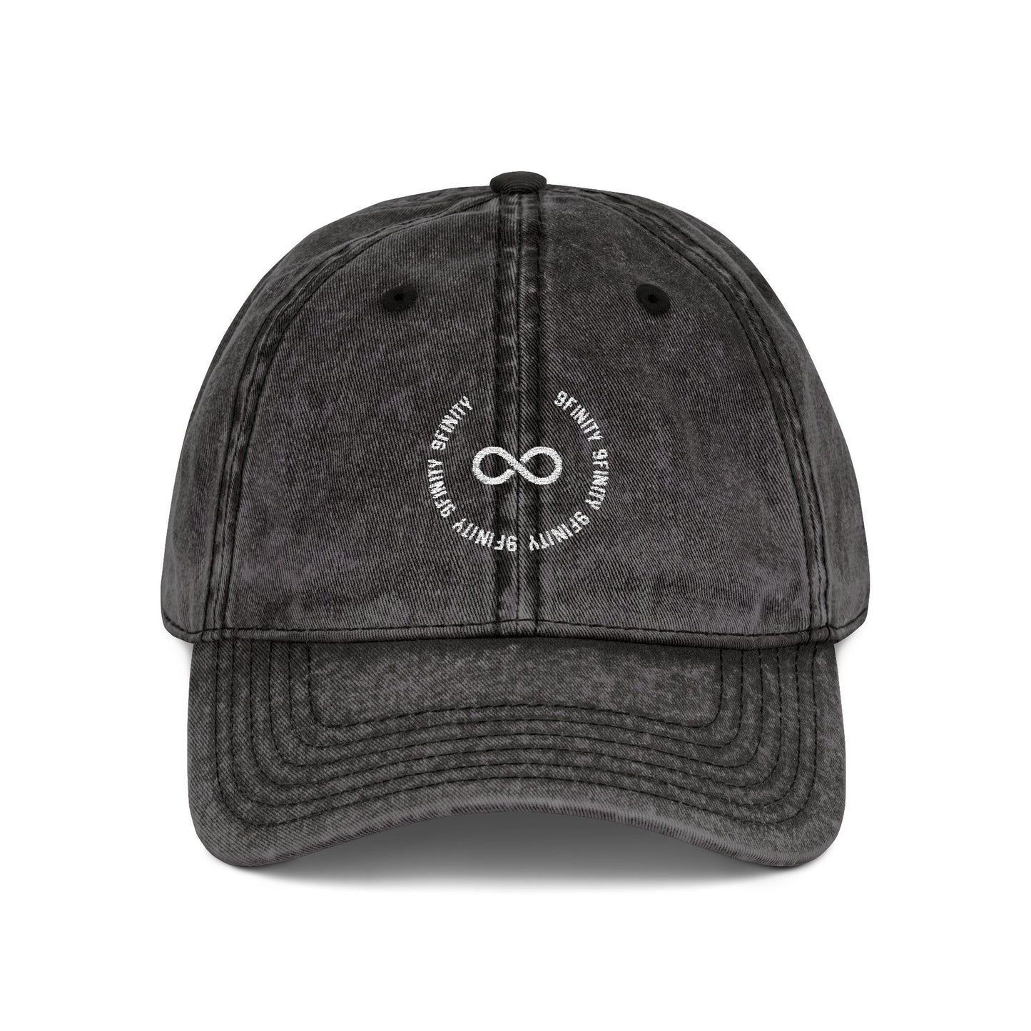 Vintage Embroidered 9Infinity Cap - Washed Dad Hat