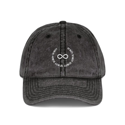 Vintage Embroidered 9Infinity Cap - Washed Dad Hat