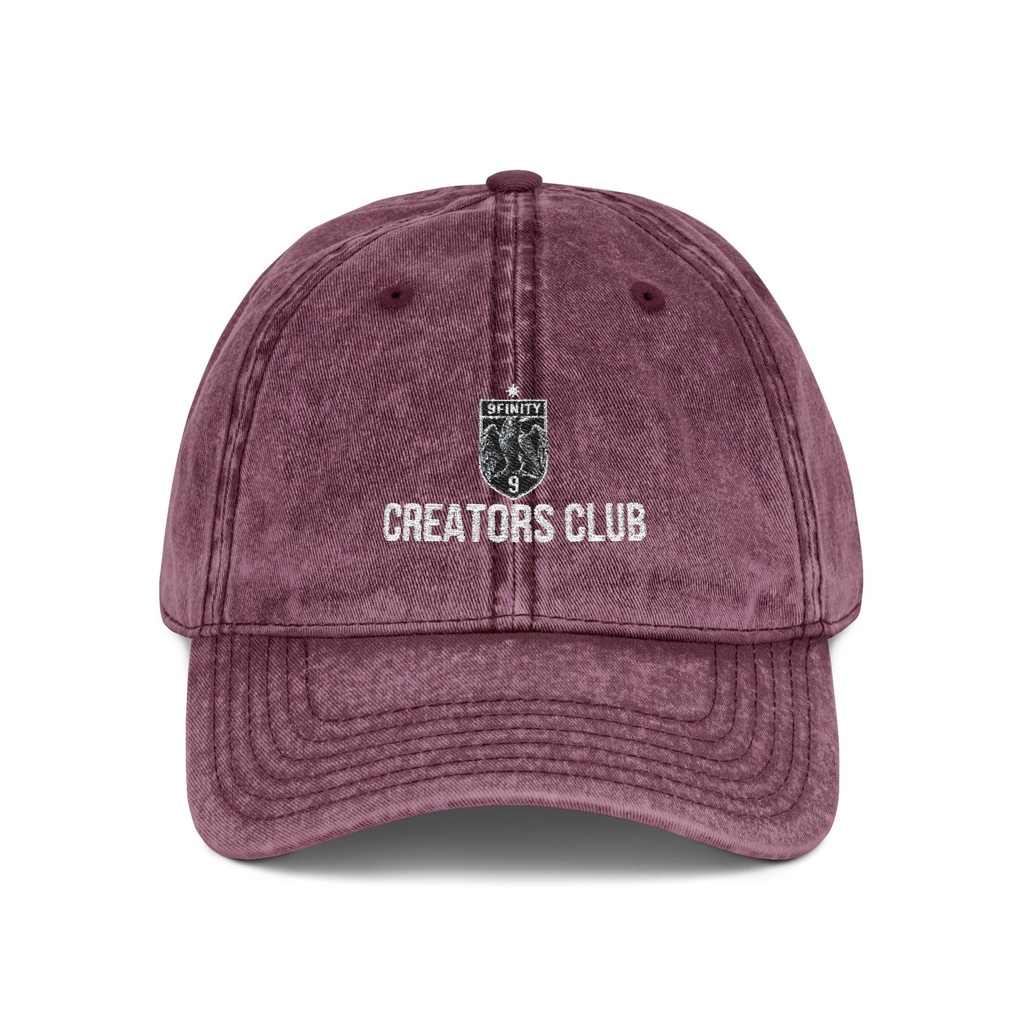 Vintage Embroidered 9Infinity Cap - Washed Dad Hat
