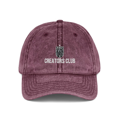 Vintage Embroidered 9Infinity Cap - Washed Dad Hat