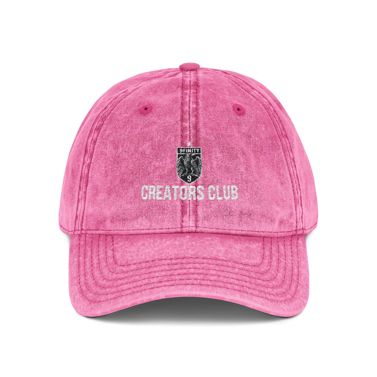 Vintage Embroidered 9Infinity Cap - Washed Dad Hat