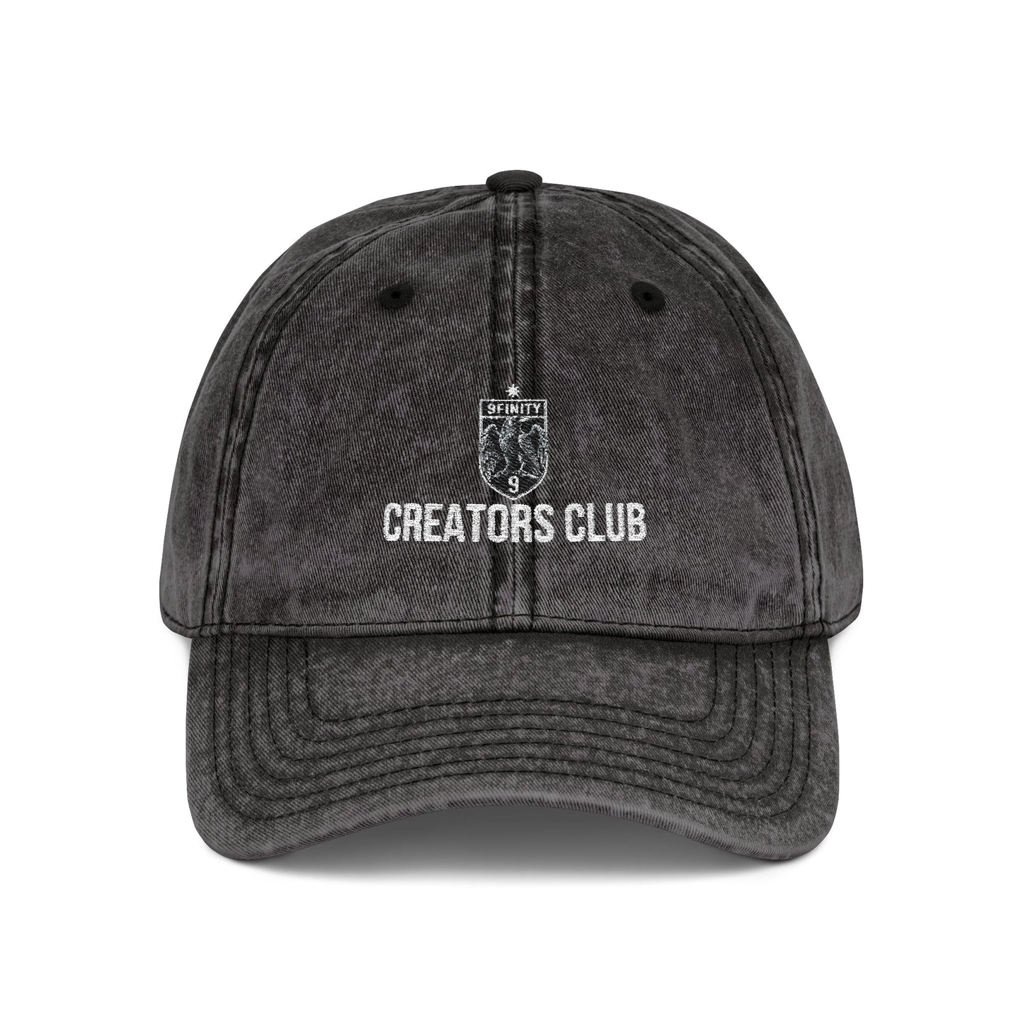 Vintage Embroidered 9Infinity Cap - Washed Dad Hat