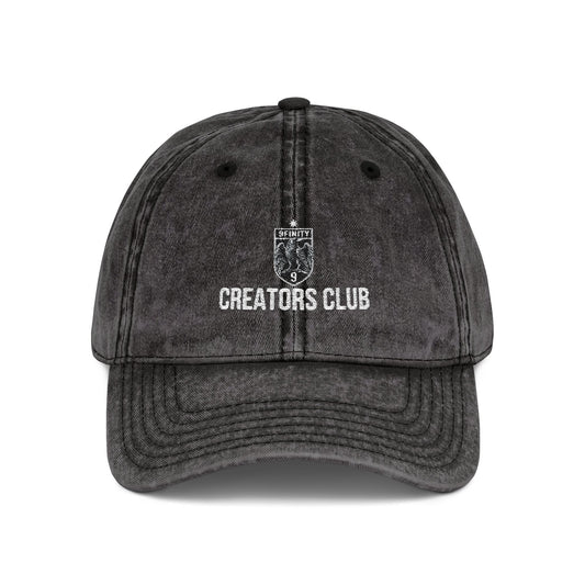 Vintage Embroidered 9Infinity Cap - Washed Dad Hat