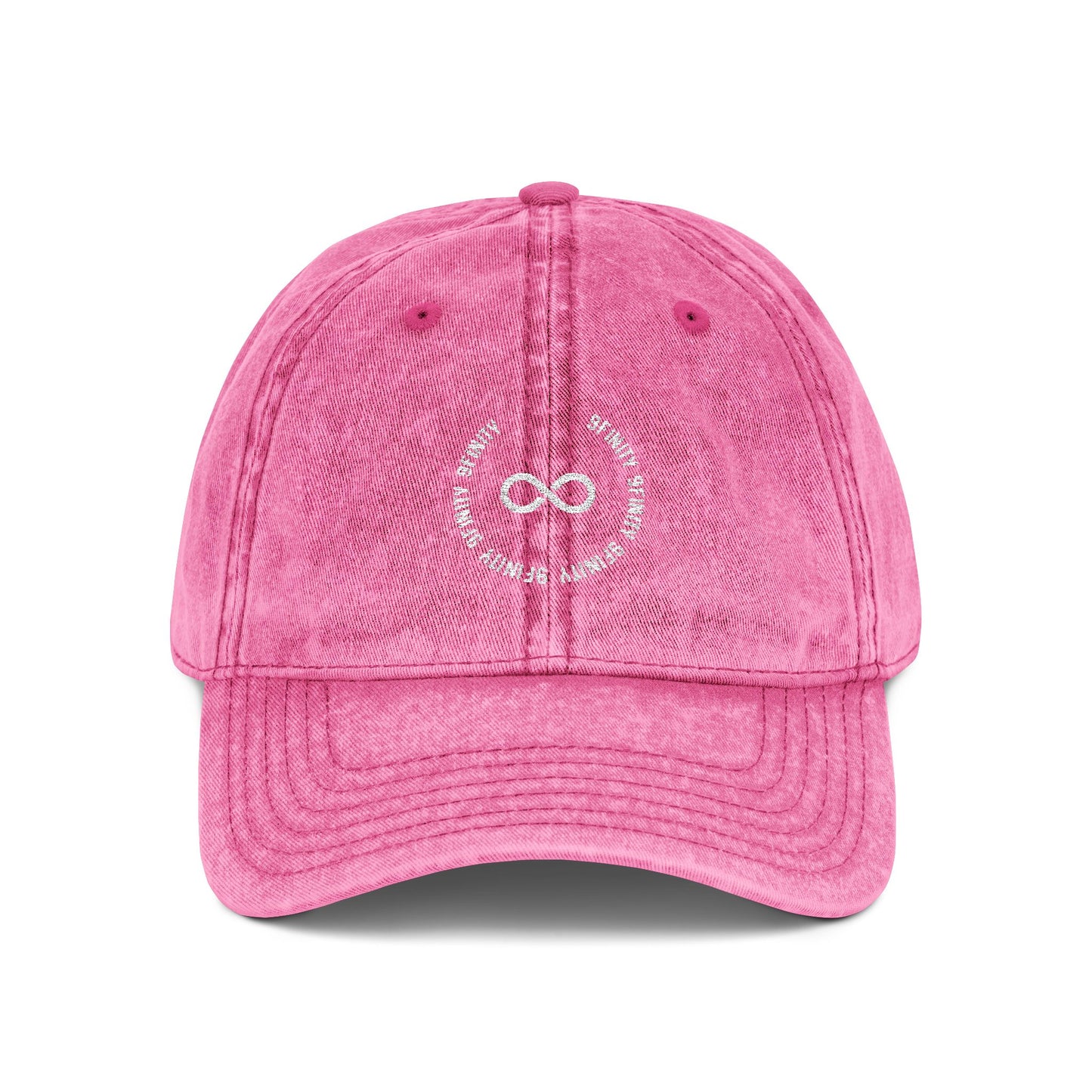 Vintage Embroidered 9Infinity Cap - Washed Dad Hat