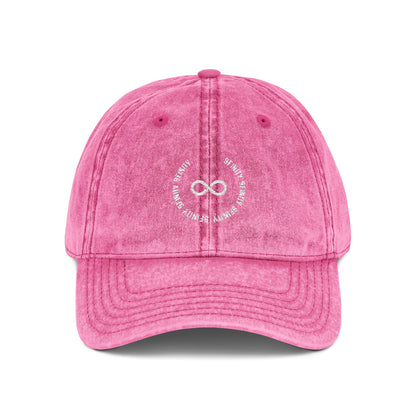 Vintage Embroidered 9Infinity Cap - Washed Dad Hat