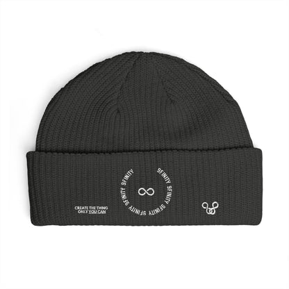 Cuff Beanie — Minimalist 9Infinity Logo Knit Cap