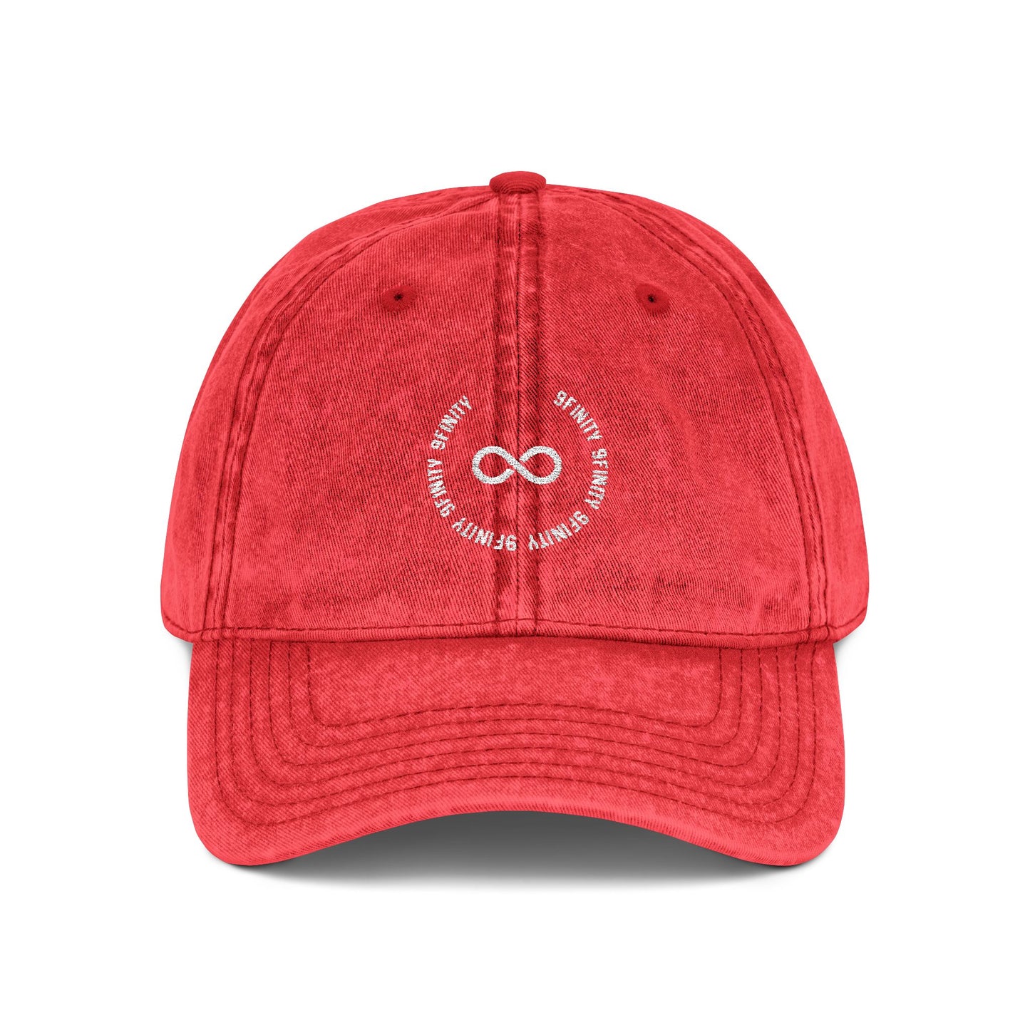 Vintage Embroidered 9Infinity Cap - Washed Dad Hat