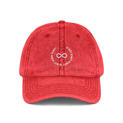 Vintage Embroidered 9Infinity Cap - Washed Dad Hat