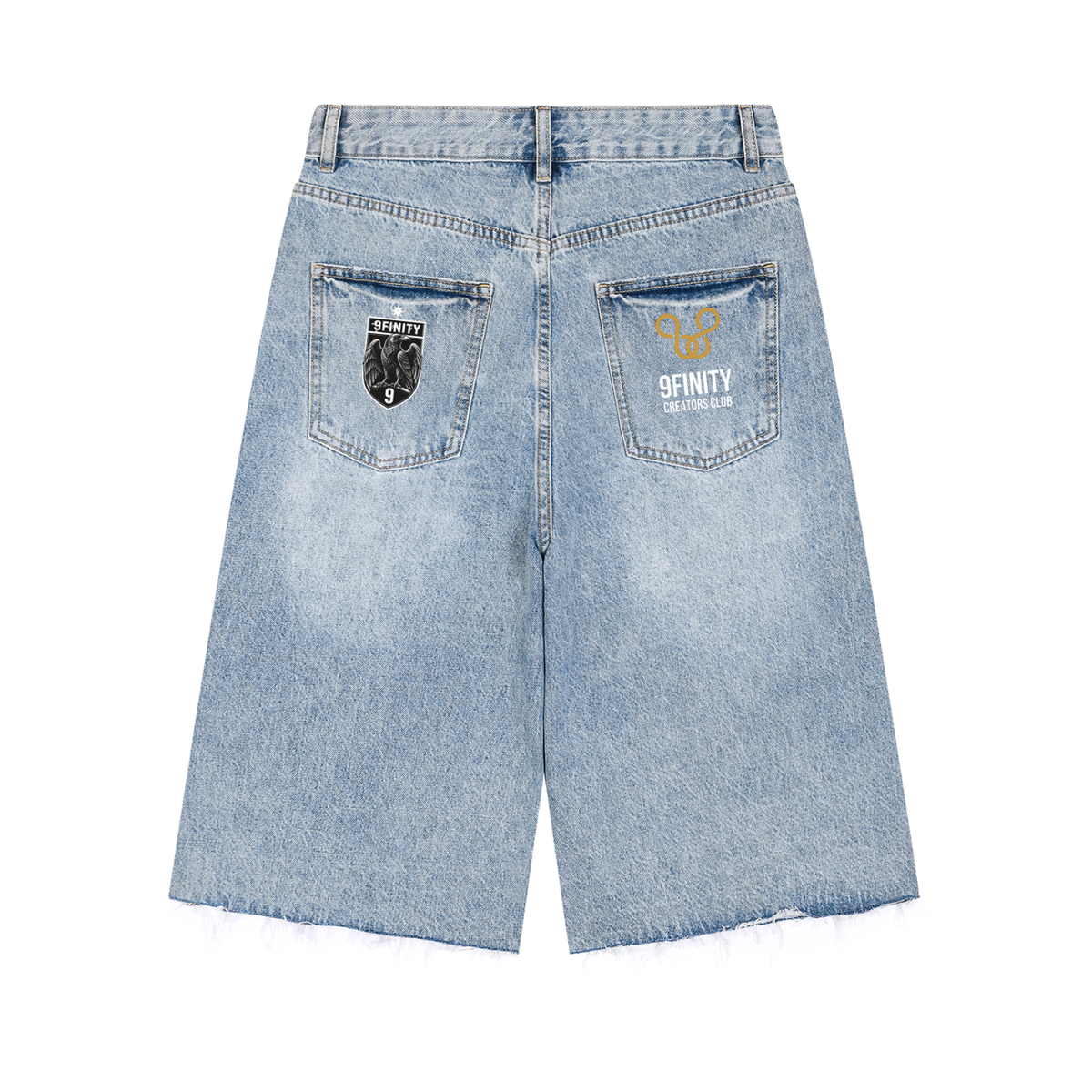 Men’s Vintage Wide Leg Denim Shorts
