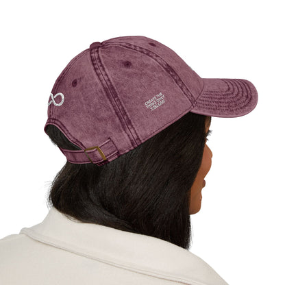 Vintage Embroidered 9Infinity Cap - Washed Dad Hat