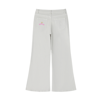 Women's Vintage Wash Flared Leg Jeans